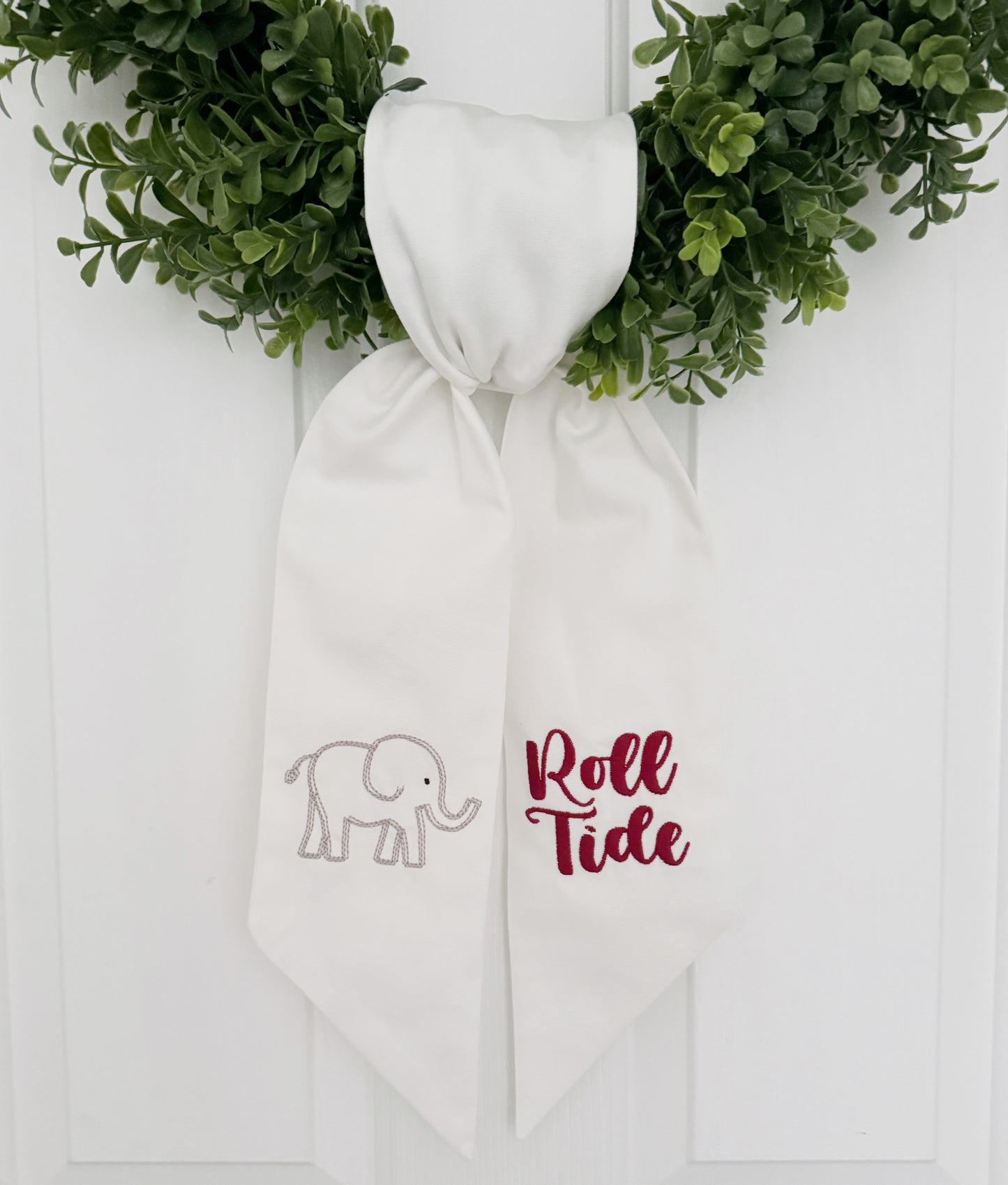 Alabama Elephant Wreath Sash