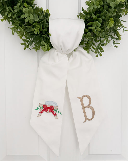 Manger Wreath Sash